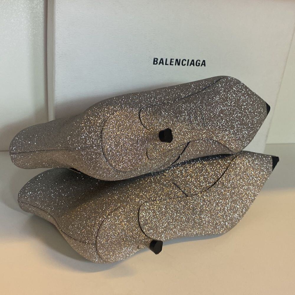 Balenciaga Leather Glitter Kitten - Picture 3 of 16